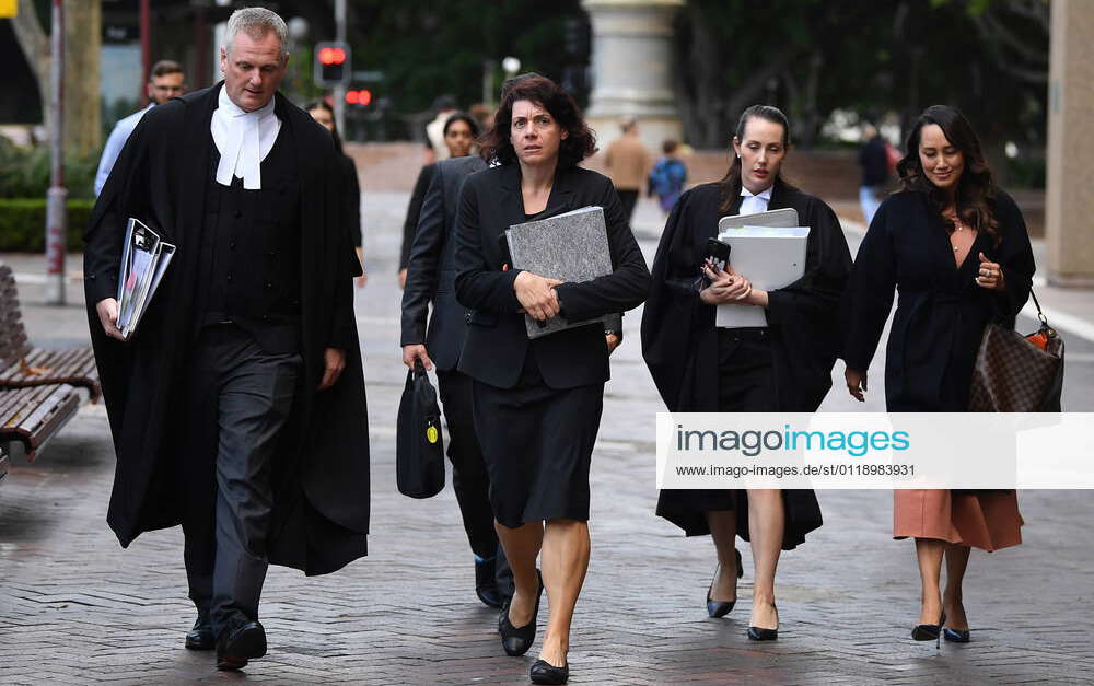 SUE CHRYSANTHOU COURT, Sue Chrysanthou (2nd left) leaves the Federal Court of Australia, in Sydney