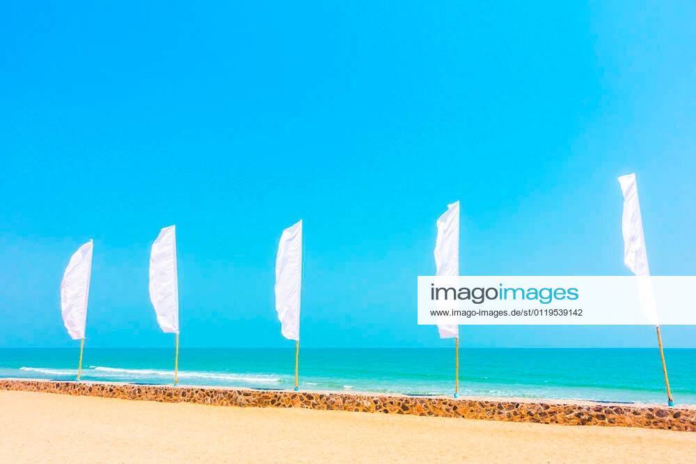 White flags on the beach xFotosearchxLBRFx xsirapholx
