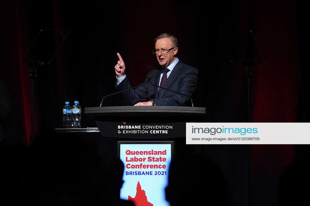 QLD LABOR CONFERENCE 2021, Federal Opposition Leader Anthony Albanese ...