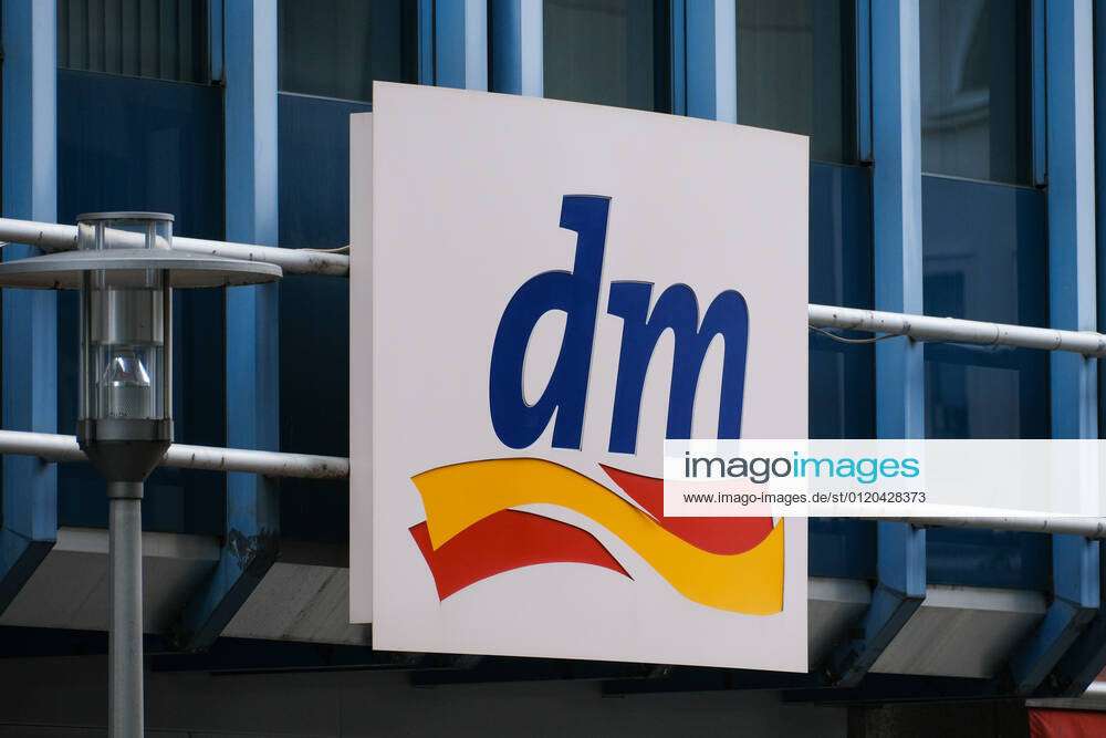 Düsseldorf 04 06 2021 DM drugstore discounter logo lettering branch ...