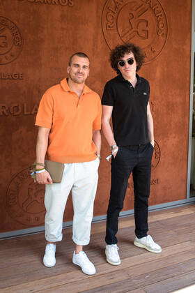 Feder et Cesar Laurent de Rummel CELEBRITES : Roland Garros 2021 ...