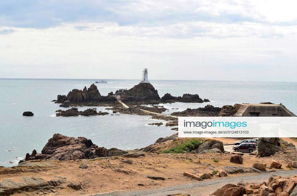 Jersey, La Corbiere bunker system with path to lighthouse accesable