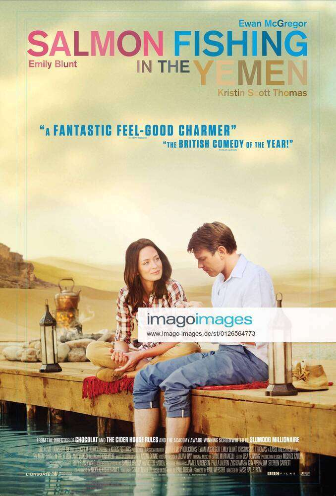 Emily Blunt & Ewan Mcgregor Poster Film: Salmon Fishing In The Yemen (2011)  Director: Lasse