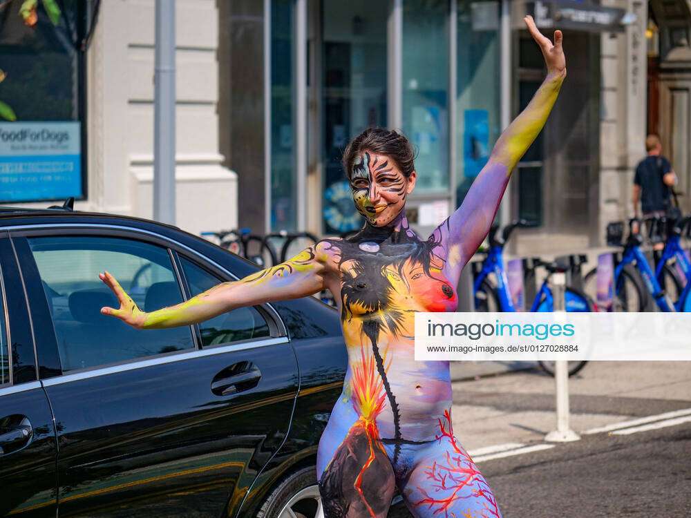 July 25, 2021, New York, New York, usa: NYC Bodypainting Day in Union ...