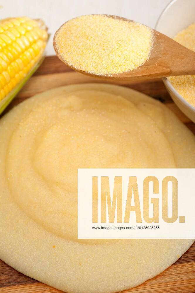 Polenta corn maize flour cream