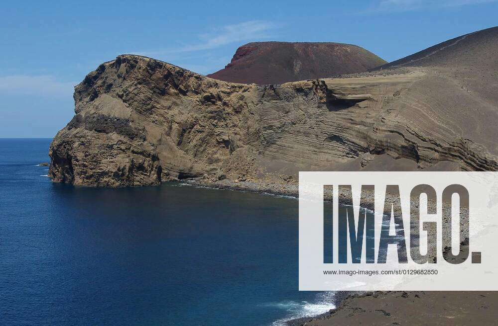 Ponta dos capelinhos on the island faial azores