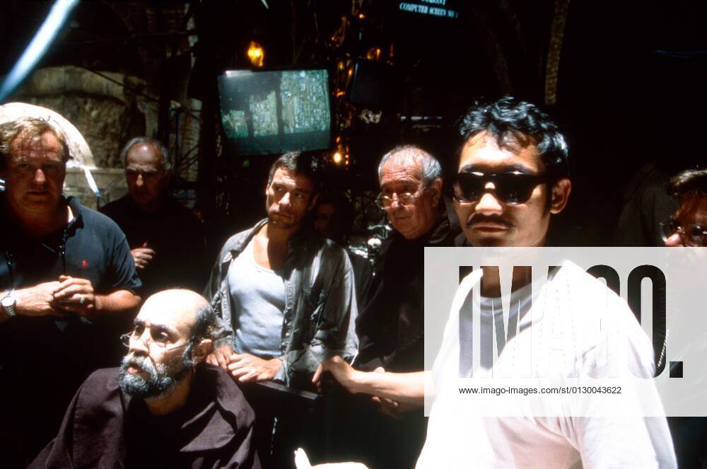 DOUBLE TEAM, Jean-Claude Van Damme (fourth from left), director Hark ...