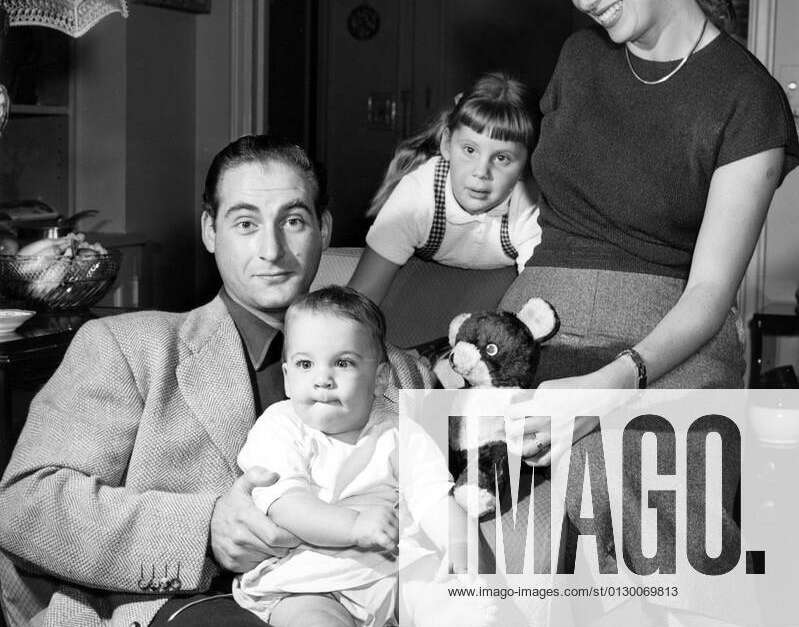 Sid Caesar, with his family, Richard Caesar (front), Michele Caesar ...