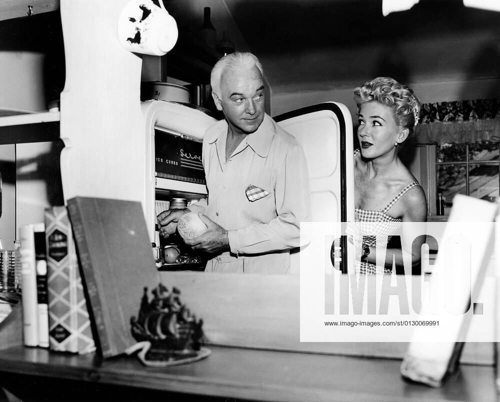 From left: William Boyd, with his wife, Grace Bradley, at home, 1953 ...