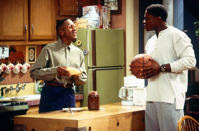 FAMILY MATTERS, from left: Jaleel White, Darius McCrary, Drinking and ...