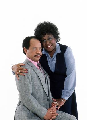 THE JEFFERSONS, from front: Sherman Hemsley, Isabel Sanford, (1981 ...