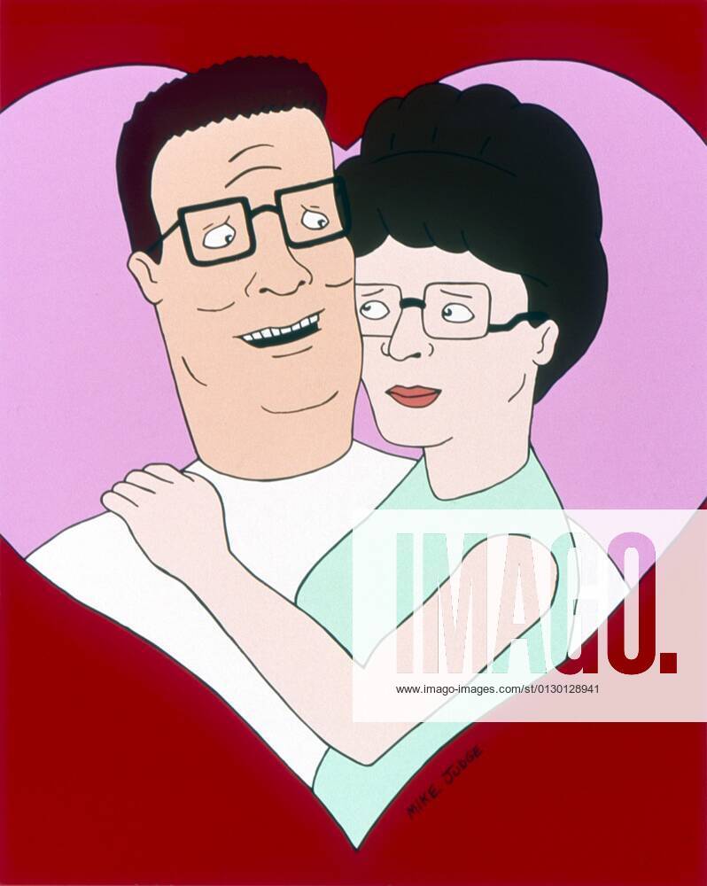 KING OF THE HILL, from left: Hank Hill (voice: Mike Judge), Peggy Hill ...