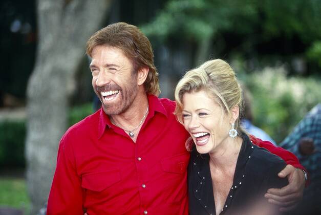 WALKER, TEXAS RANGER, from left: Chuck Norris, Sheree J. Wilson, Lucky