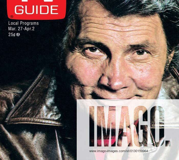 BRONK, Jack Palance, TV GUIDE cover, March 27 - April 2, 1976. ph ...