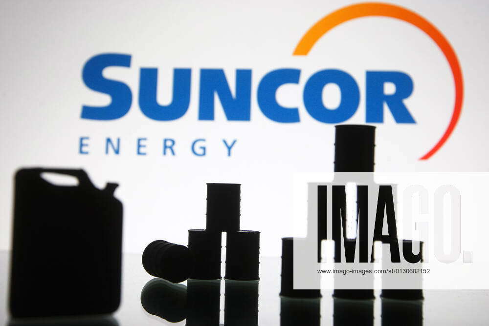 Samcor Fuel Economy Illustration Suncor Energy logo and models of a fuel Ñ an and ...
