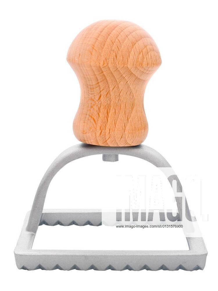 Close up of italian ravioli pasta stamp isolated xYAYxMicrox xzkrugerx