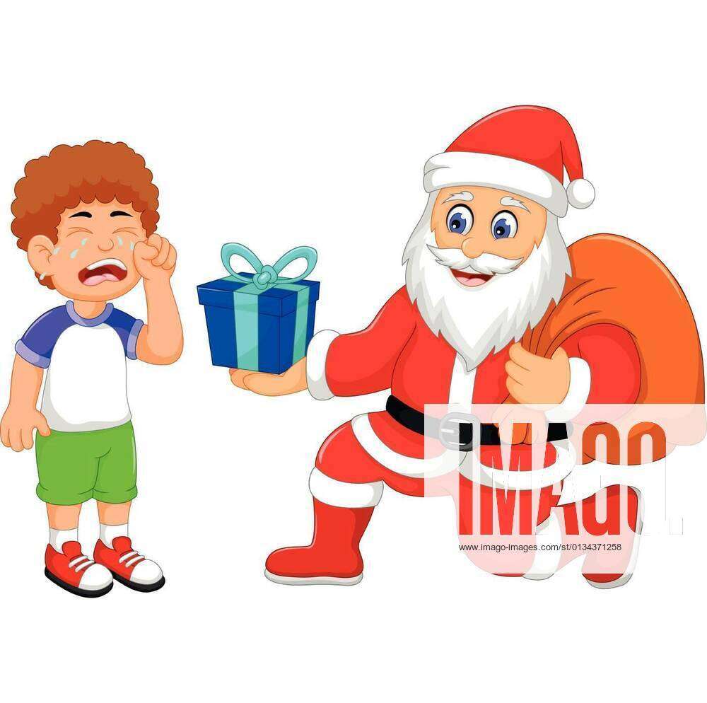 Santa Claus giving gifts to children. Stock Photo by ©Subbotina 93163934