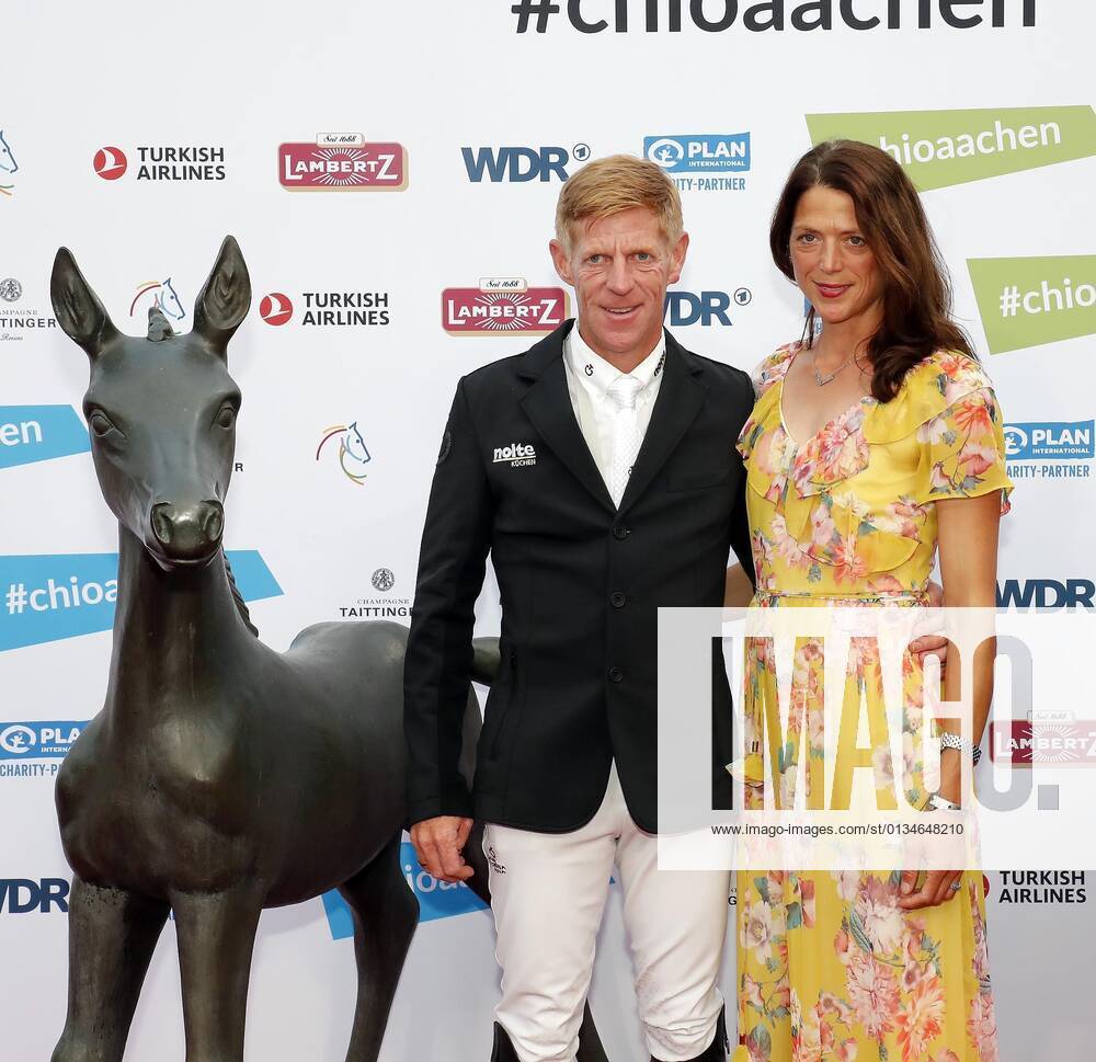 Marcus Ehning, Nadia Ehning at the Opening Ceremony CHIO 2021 in