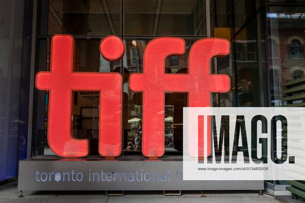 September 11, 2021, Toronto, Ontario, Canada The TIFF sign and logo