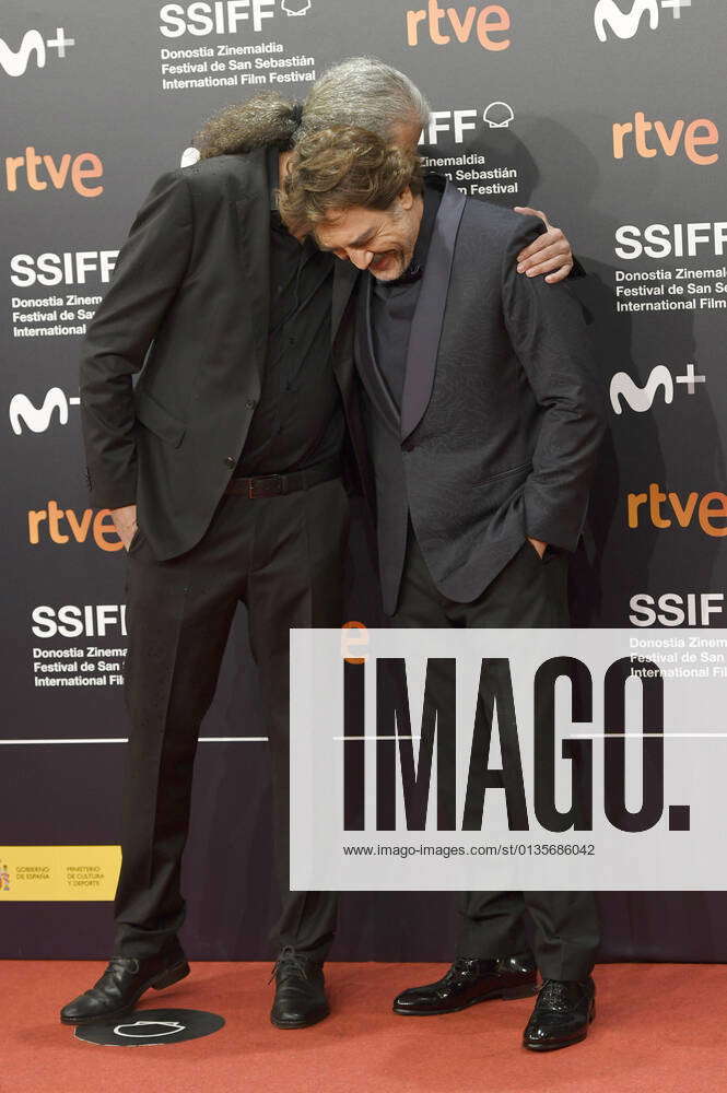 Fernando Leon de Aranoa and Javier Bardem at the premiere of the movie ...