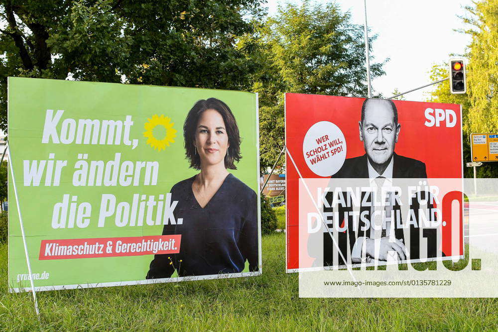 GER, Bundestagswahl 2021, Wahlplakate In Bayern 22.09.2021 ...