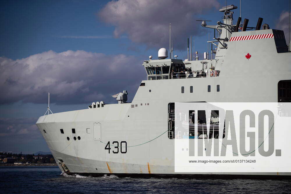 October 3, 2021, Victoria, BC, Canada: The Royal Canadian Navy s newest ...