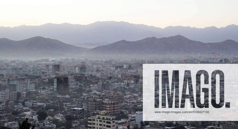 KABUL, AFGHANISTAN OCTOBER 12, 2021 A view of the city from the hill