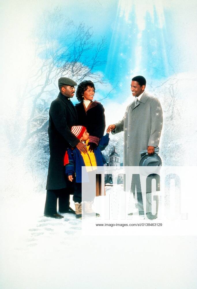 THE PREACHER S WIFE, from left Courtney B. Vance, Justin Pierre Edmund, Whitney Houston, Denzel