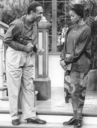 THE COSBY SHOW, from left: Bill Cosby, Erika Alexander, Just Thinking ...