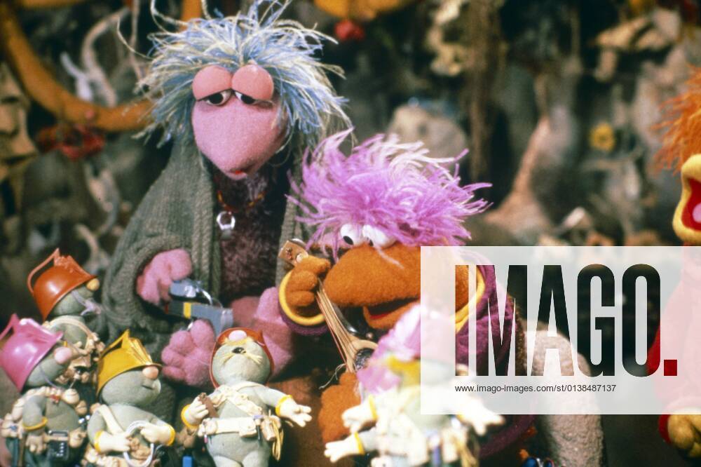 FRAGGLE ROCK, from left: Mokey Fraggle, Gobo Fraggle, Red Fraggle, with ...