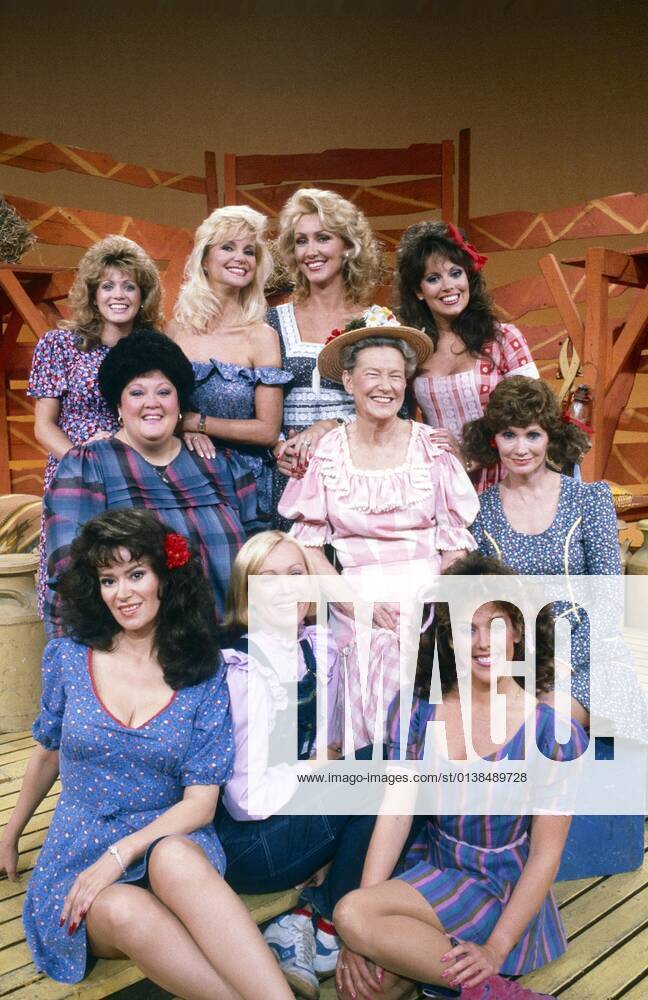 HEE HAW, top, from left: Irlene Mandrell, Gunilla Hutton, Linda ...