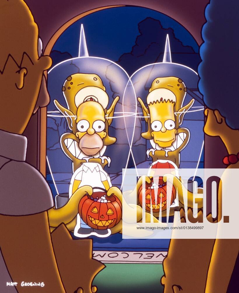 The Simpsons From Left Homer Simpson Homer Simpson Bart Simpson Marge Simpson 1989 Tm And 