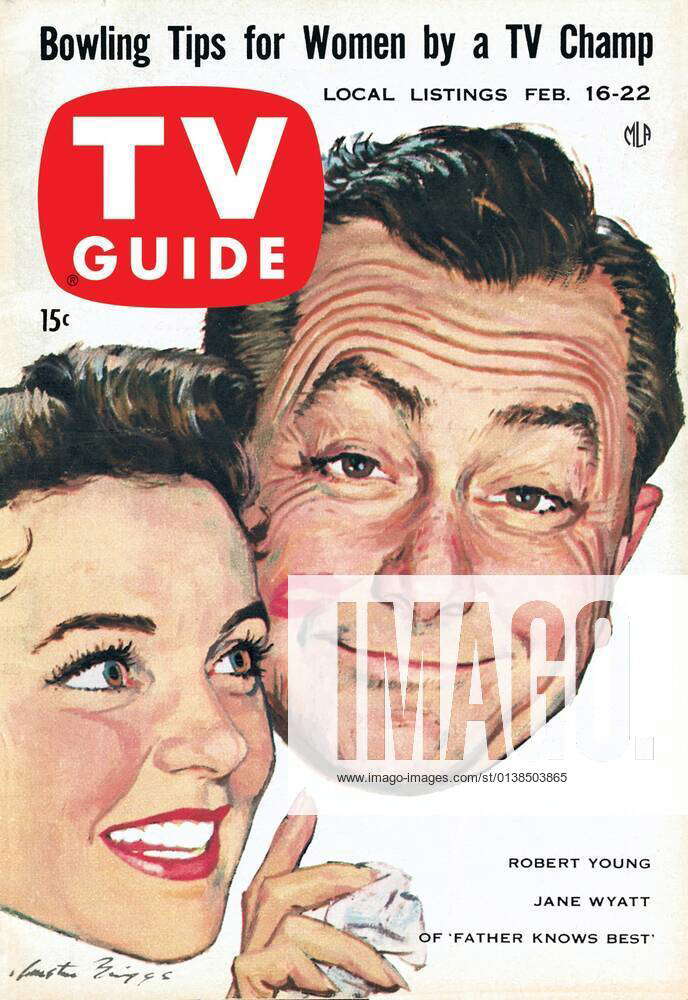 Father Knows Best From Left Jane Wyatt Robert Young Tv Guide Cover