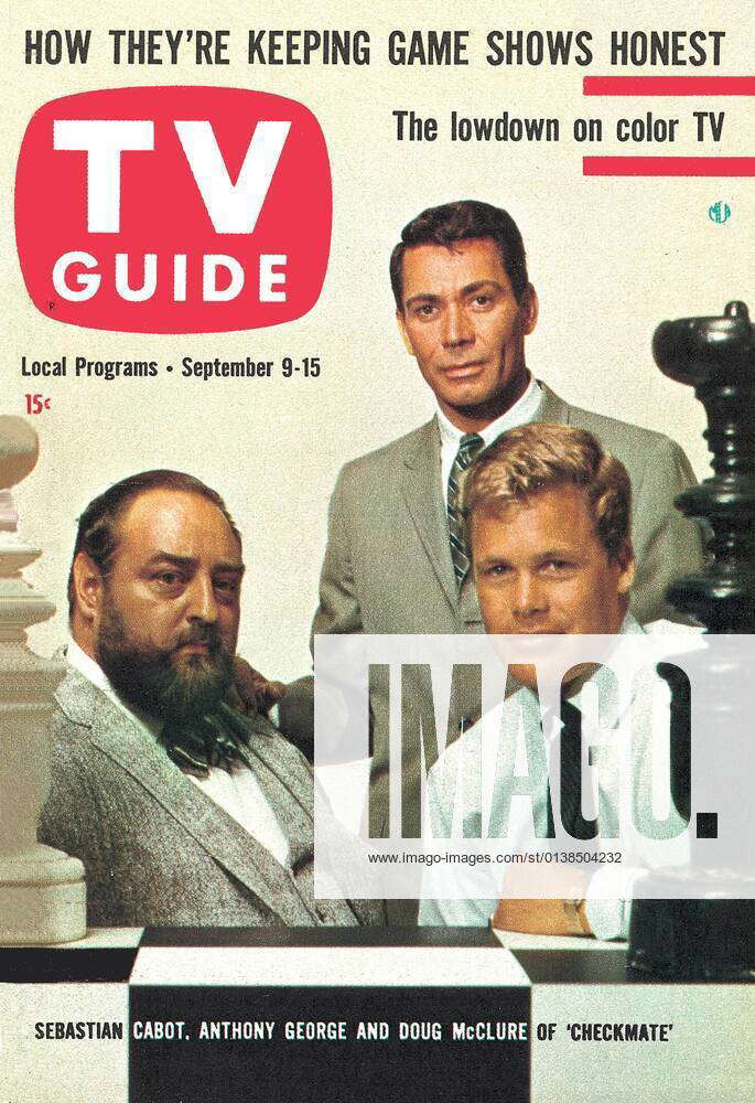 CHECKMATE, from left: Sebastian Cabot, Anthony George, Doug McClure, TV ...