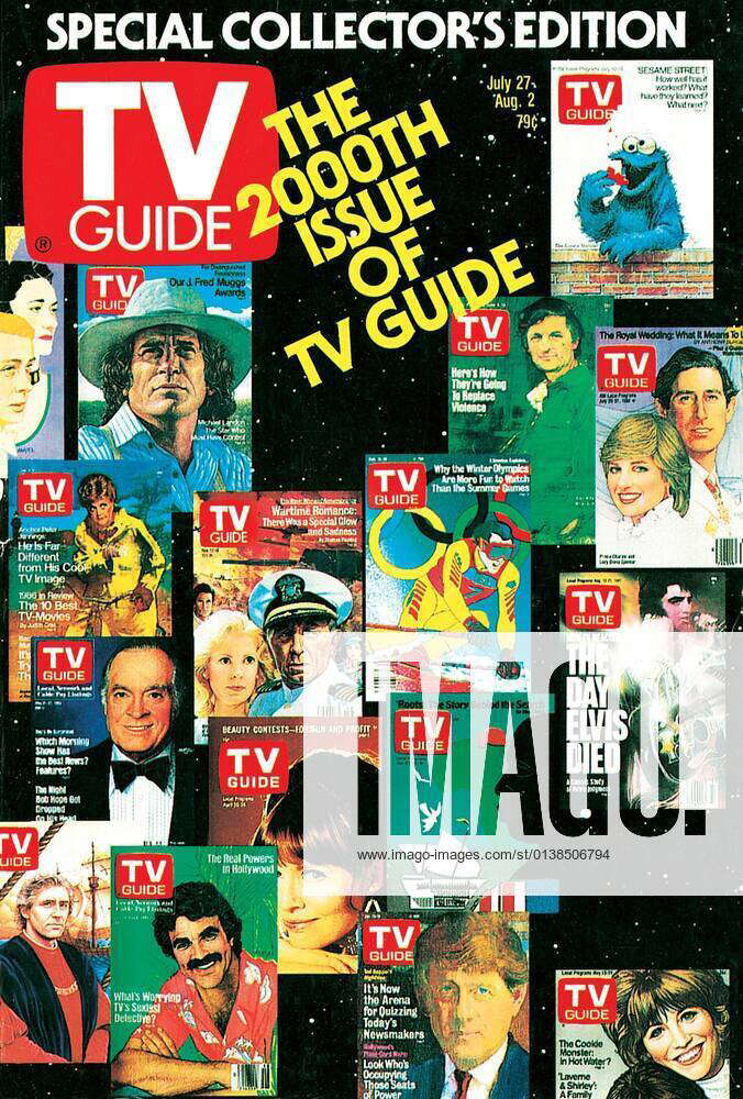 The 2000th Issue of TV Guide, TV GUIDE cover, July 27 August 2, 1991