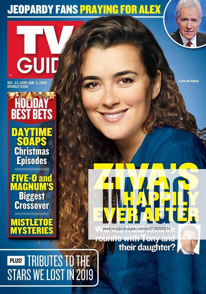 Ncis Cote De Pablo Tv Guide Cover December 23 2019 January 5