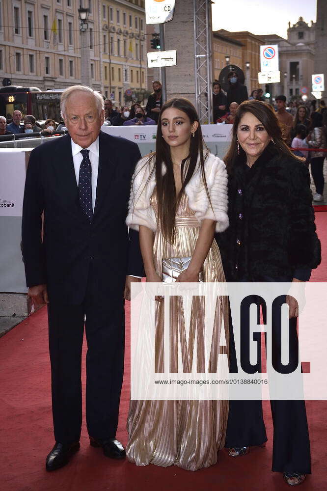 Gala Martinucci Beatrice Bulgari and Nicola Bulgari at Rome Film