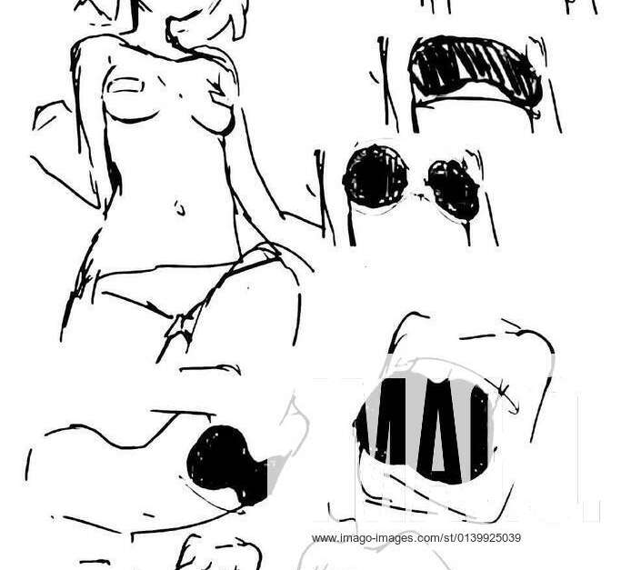 Female breast drawing tutorial. Drawing a woman s body with an