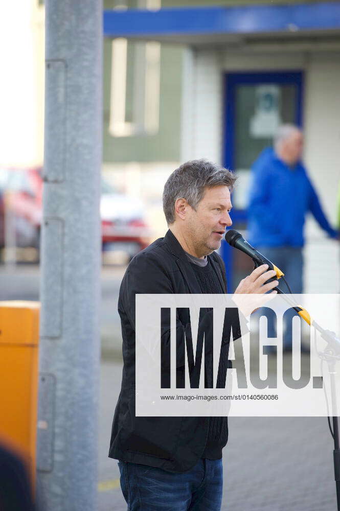 Flensburg, Schleswig Holstein, rally of the IG Metall Dr Robert Habeck