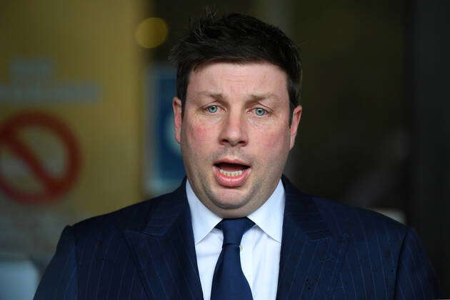 TIM SMITH PRESSER, Victorian Liberal MP Tim Smith departs a press ...