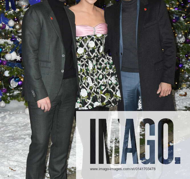 Rhys Thomas, Hailee Steinfeld and Jeremy Renner attend the Hawkeye UK