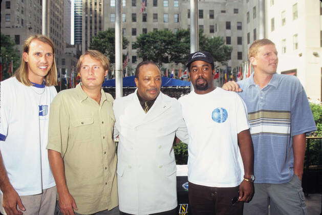 July 17, 1997, New York, New York, USA: DARIUS RUCKER, MARK BRYAN, DEAN ...