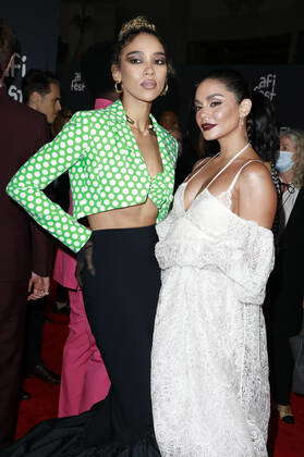 Alexandra Shipp and Vanessa Hudgens at the premiere of the Netflix ...