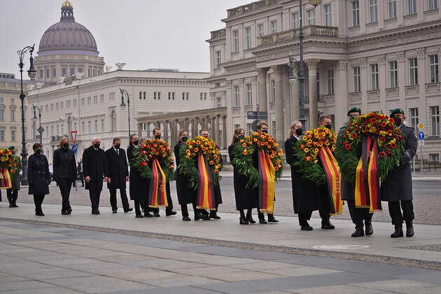 Volkstrauertag Wreath-laying Ceremony For The Victims Of War And ...