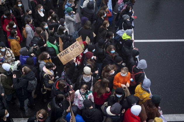 Pro Climate March In Warsaw Three Decades of Inactivity march organized ...