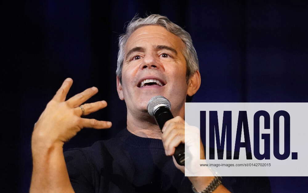 Talk show host Andy Cohen make remarks about his latest book, Glitter Every Day 365 Quotes From