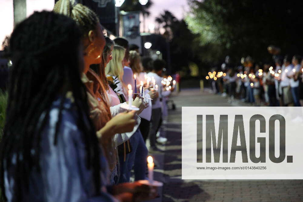 December 5, 2021: Friends and family, along with UCF fans, lined up ...