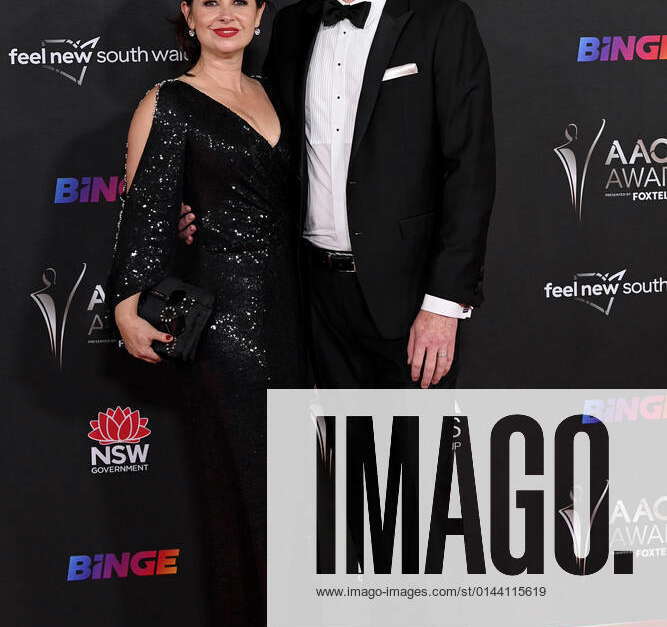 AACTA AWARDS 2021, Ellie Parker and Tom Gleeson arrive for the 2021 ...