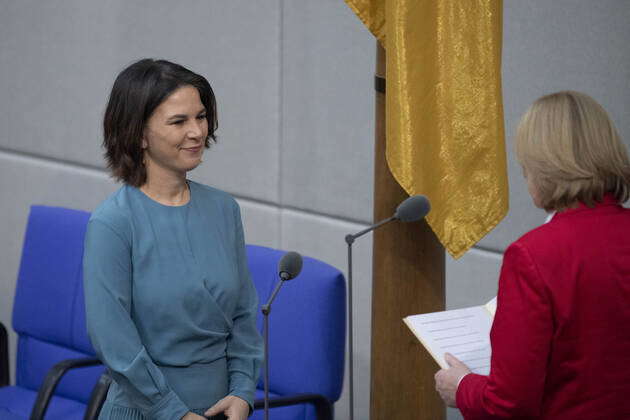 Annalena Baerbock Buendnis 90 Die Gruenen , German Foreign Minister ...