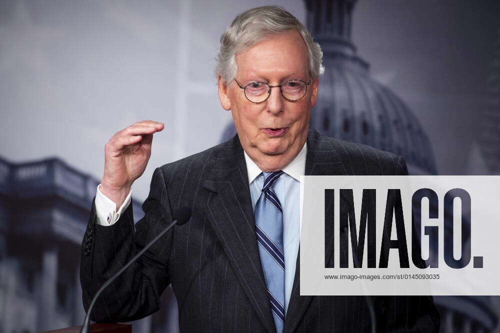 United States Senate Minority Leader Mitch McConnell (Republican of ...